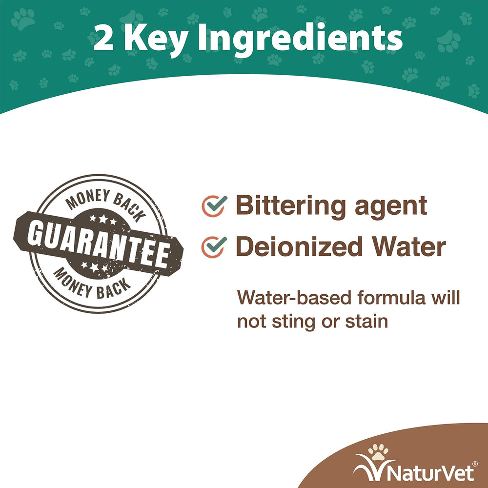 NaturVet Bitter Yuck anti chew application deters chewing on cords and furniture
