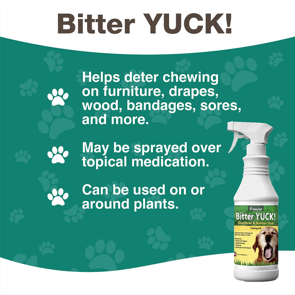 NaturVet Bitter Yuck dogs and cats use demonstrates multi-pet suitability