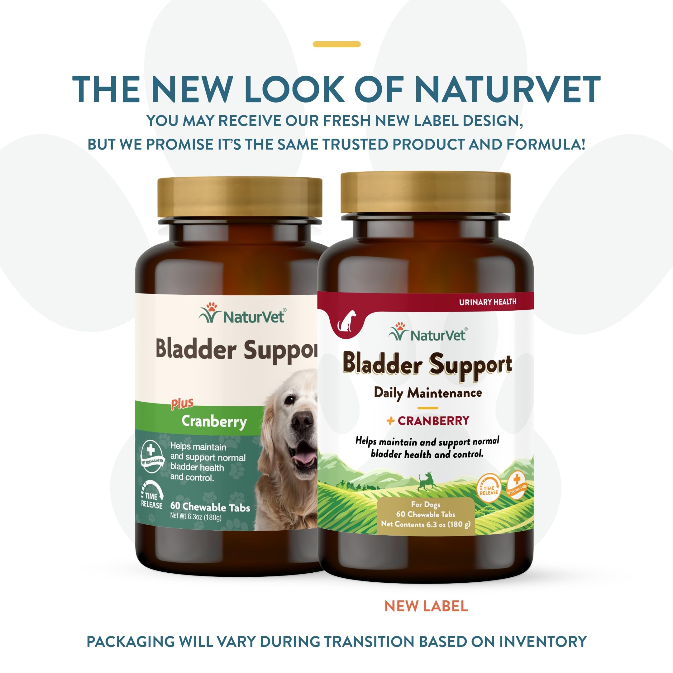 NaturVet bladder support chews in dish aid regular bladder function