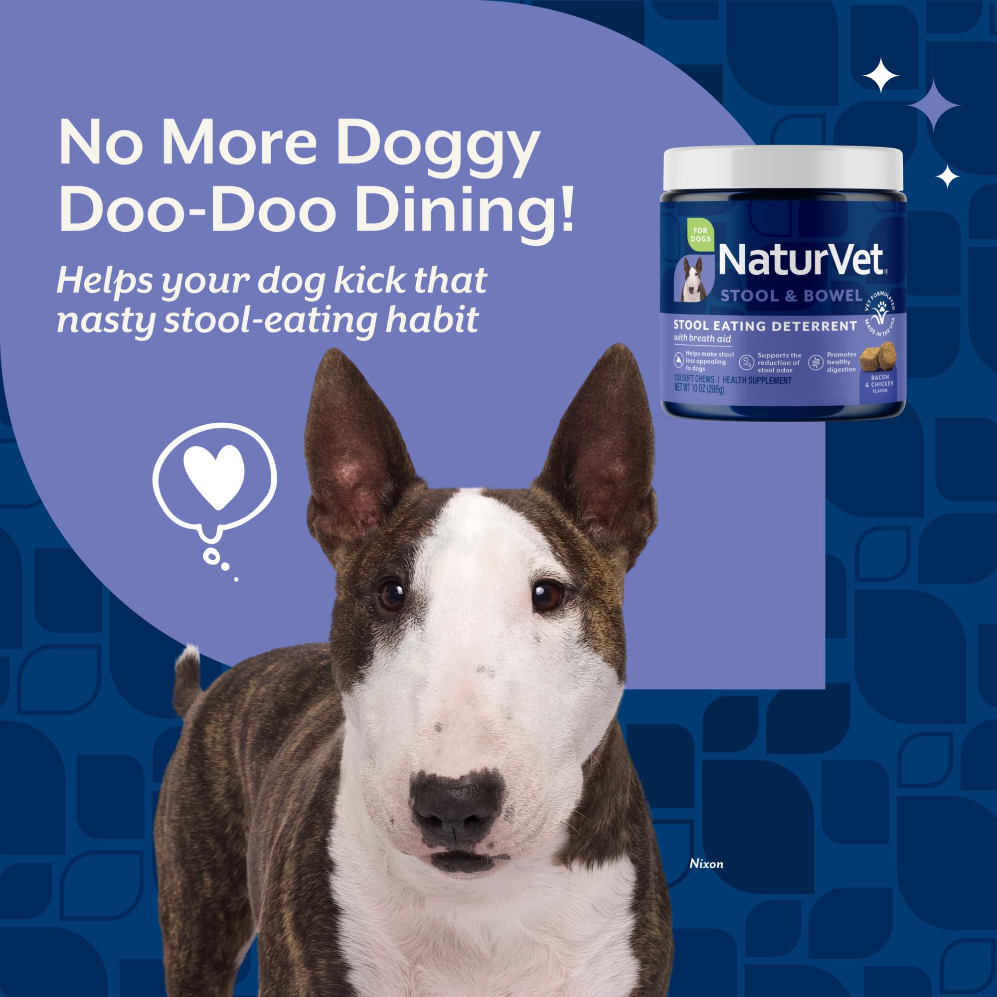 NaturVet Breath Aid Freshener pack suggests fresher breath after using the treats.