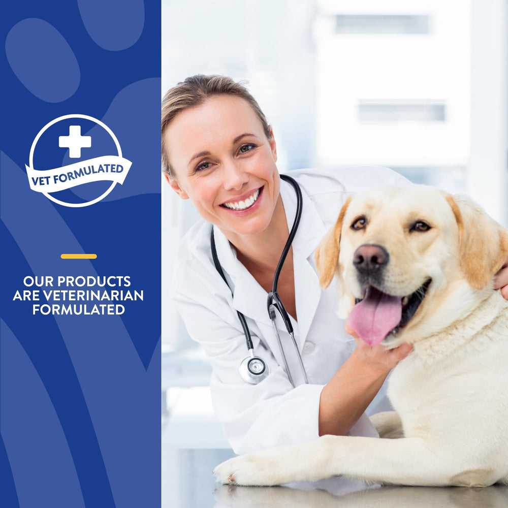 NaturVet Coprophagia Deterrent Soft Chews label shows wheat-free, cGMP manufacturing.