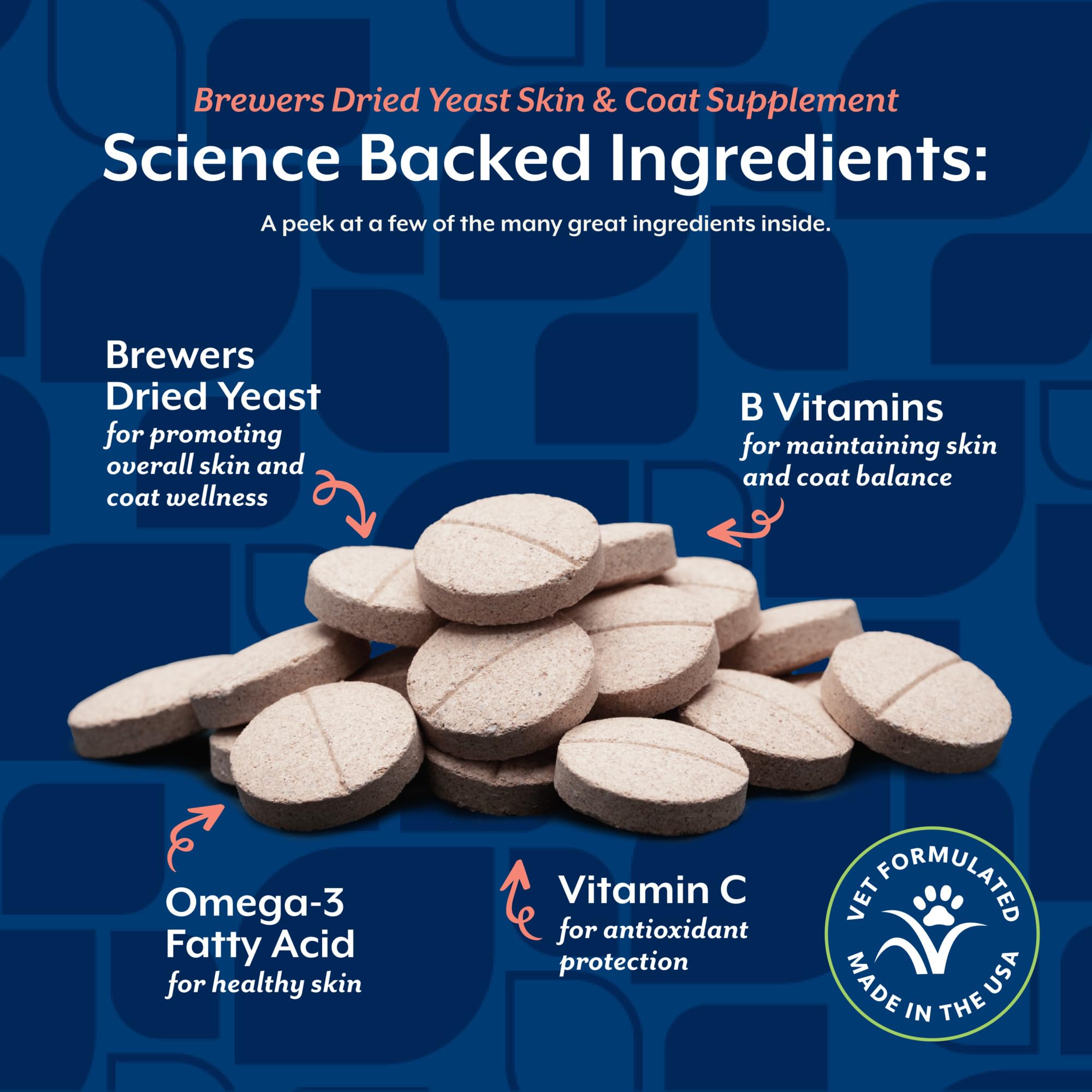 NaturVet debittered yeast texture closeup – premium quality ingredient close-up