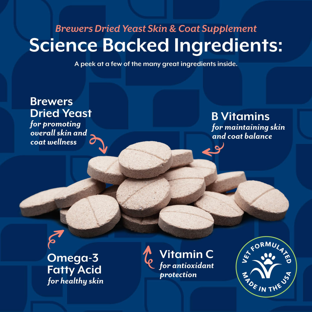 NaturVet debittered yeast texture closeup – premium quality ingredient close-up