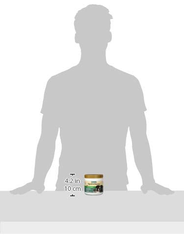 NaturVet digestive enzymes dogs meal-mixing shows powder blended into meals.