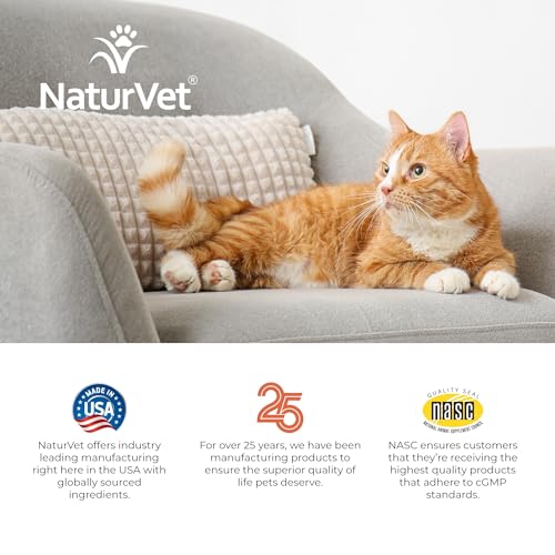 NaturVet Digestive Enzymes Plus Probiotic mealtime support for cats