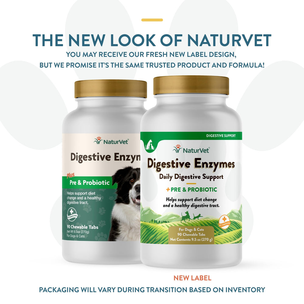 NaturVet Digestive Enzymes Plus Probiotics soft chews on hand show chewable, palatable form