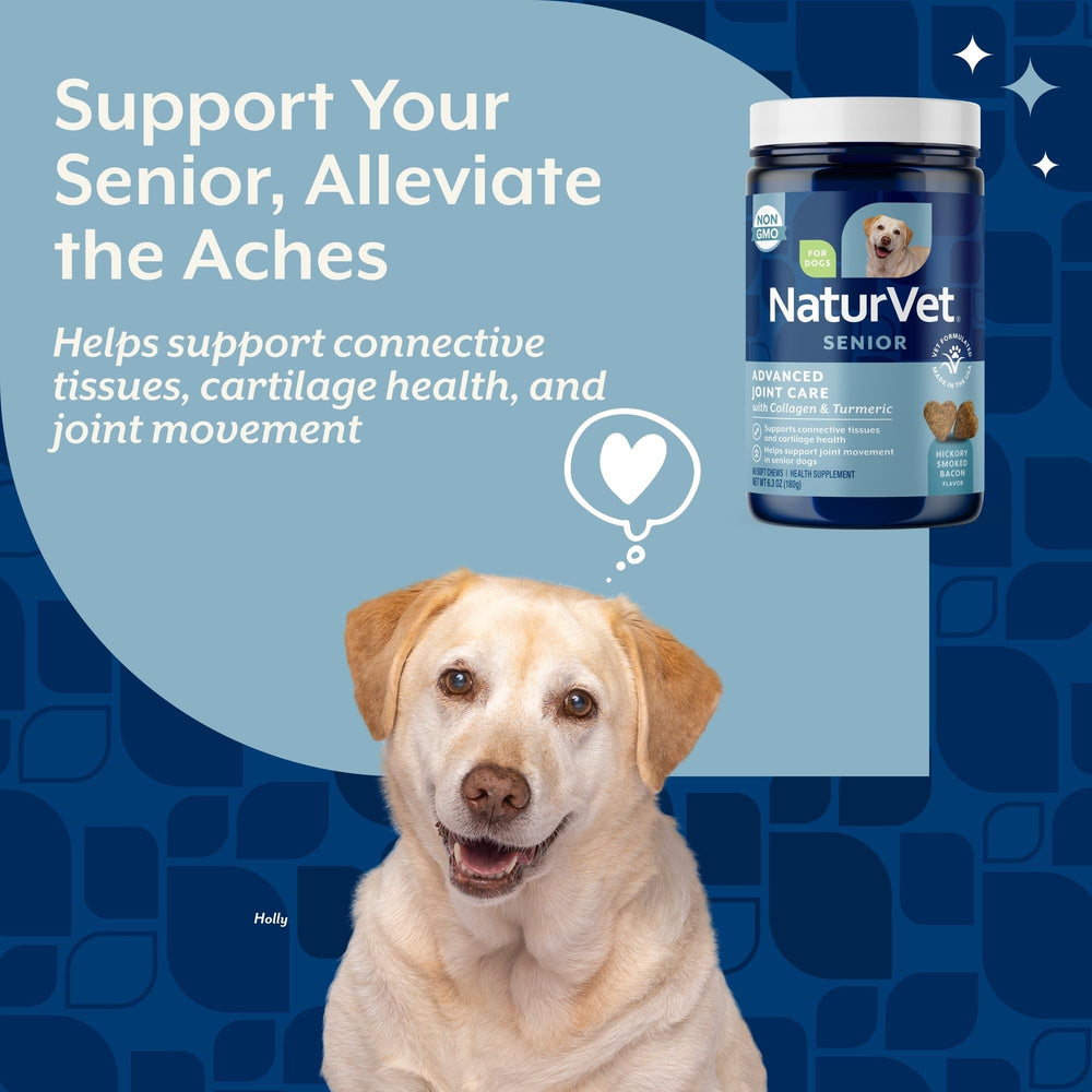 NaturVet dog joint support glucosamine chondroitin: supports comfortable movement during daily walks