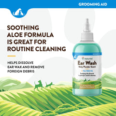 NaturVet Ear Wash after-swimming use supports routine ear cleaning