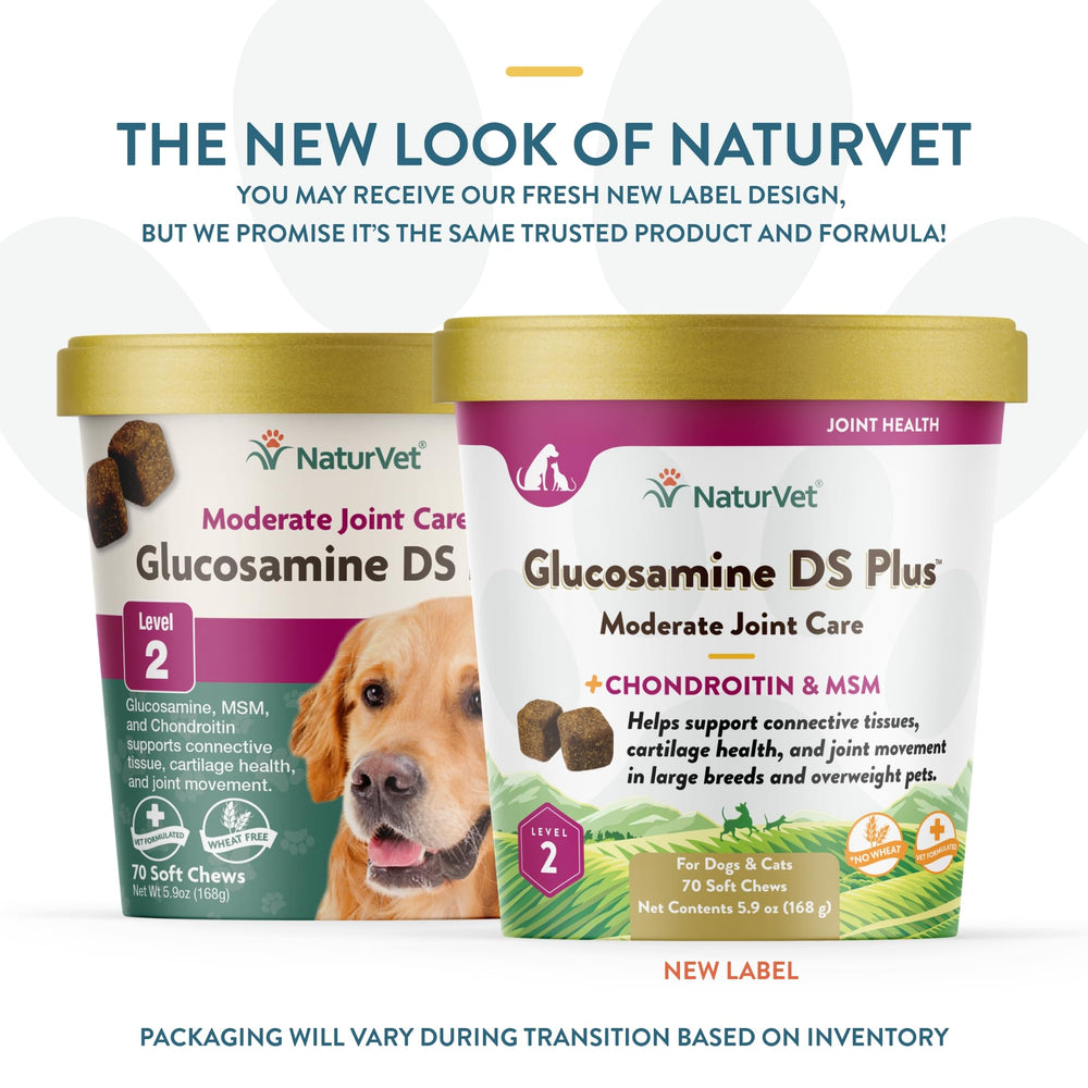 NaturVet Glucosamine DS Plus soft chews close-up showing texture.