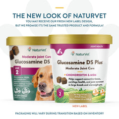 NaturVet Glucosamine DS Plus soft chews close-up showing texture.