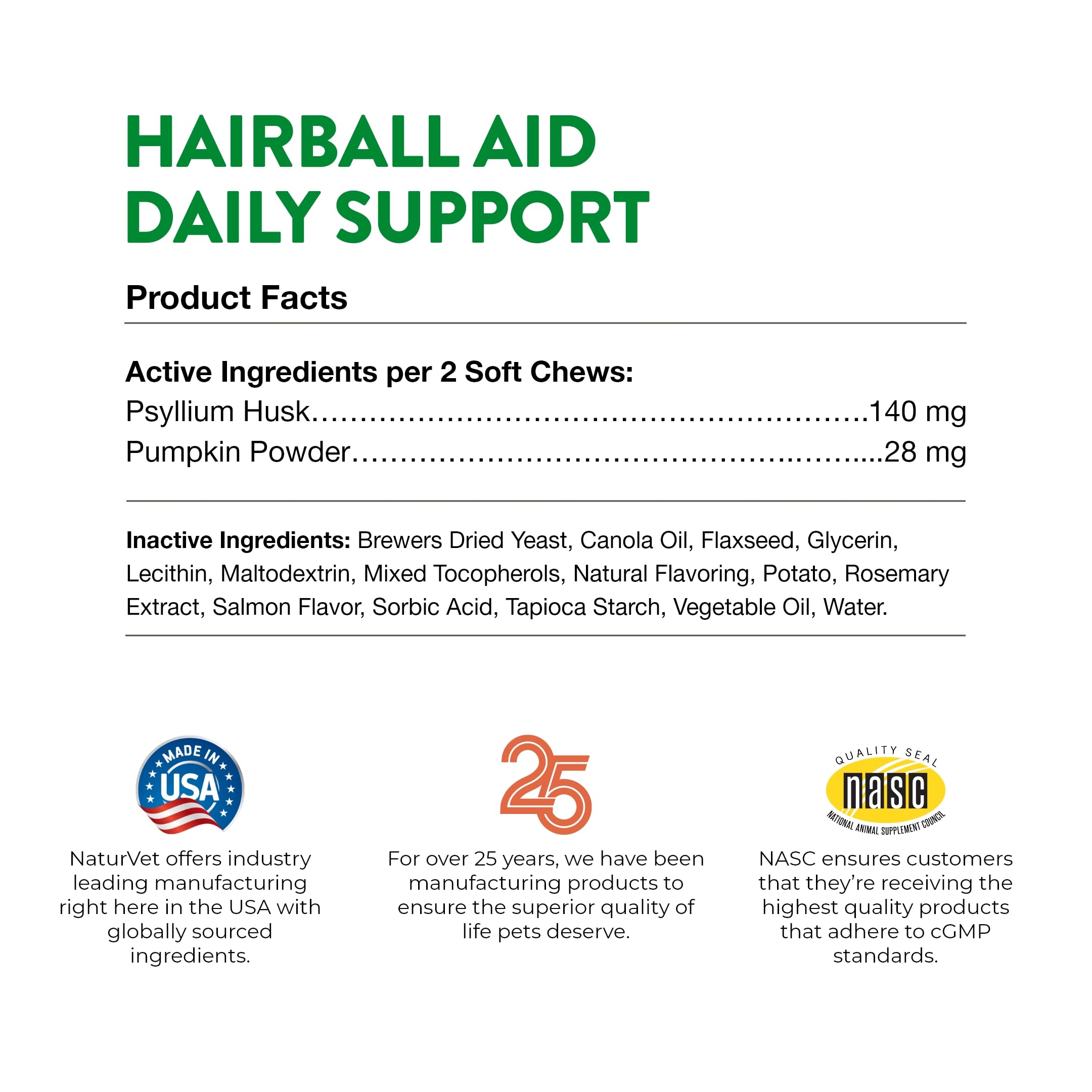 NaturVet Hairball Aid cat relax after chewing, hinting smoother grooming