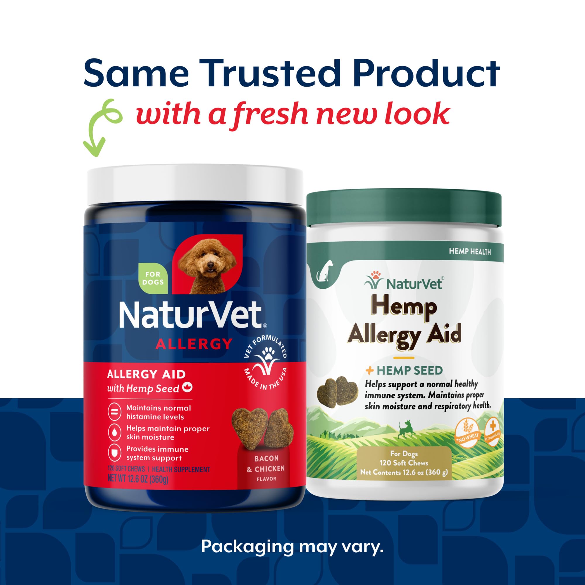 NaturVet hemp-seed-omega-dha-epa-dogs image highlights omegas for skin and respiratory support.