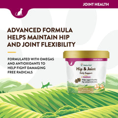 NaturVet Hip & Joint Cat Soft Chews Plus Omegas in dish shows portion size and ease.