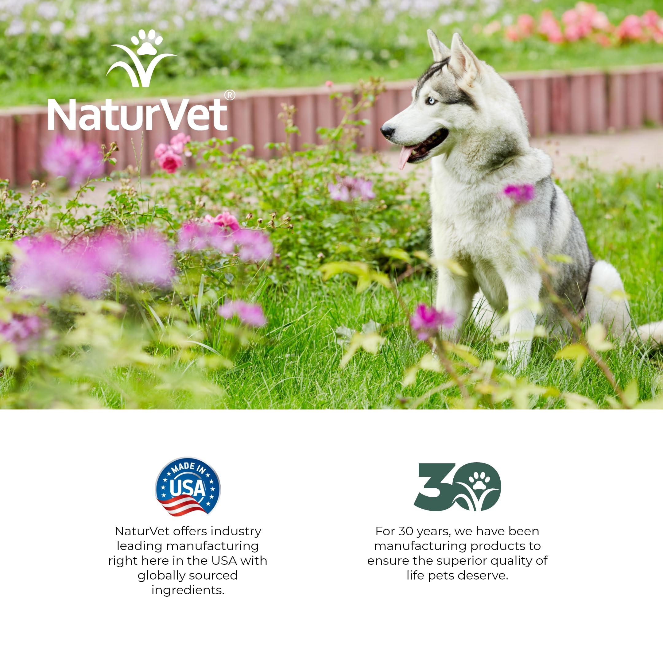 NaturVet Off Limits branding communicates trusted, US-made pet care