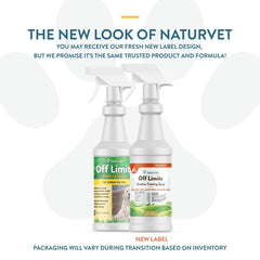 NaturVet Off Limits outdoor yard scene illustrating deterring pets during play