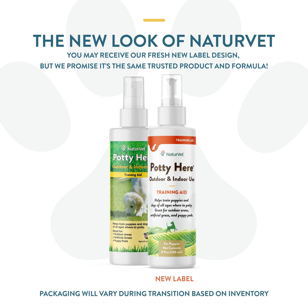 NaturVet Potty Here area spray on treated potty spot