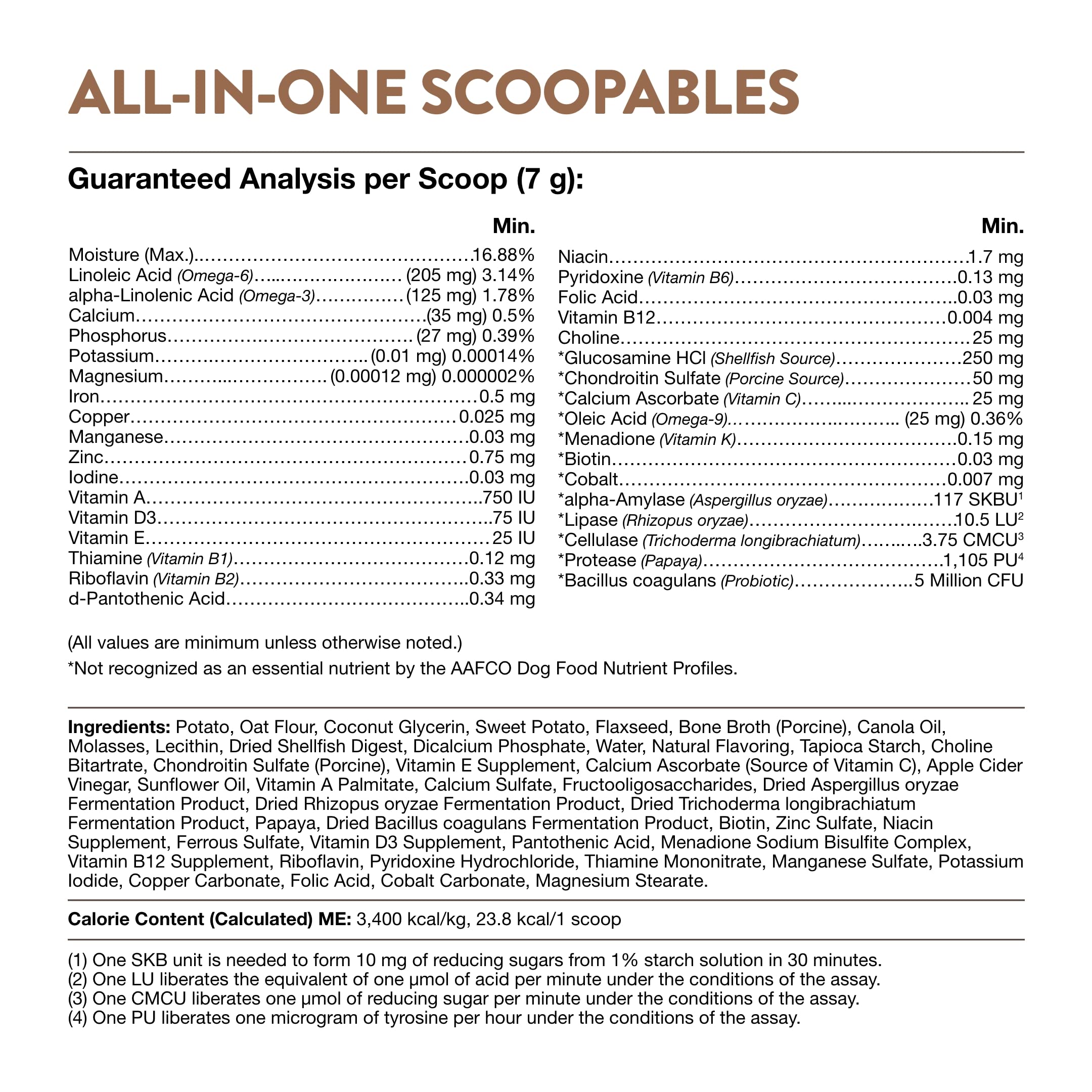 NaturVet Scoopables made-in-USA label signals quality ingredients.