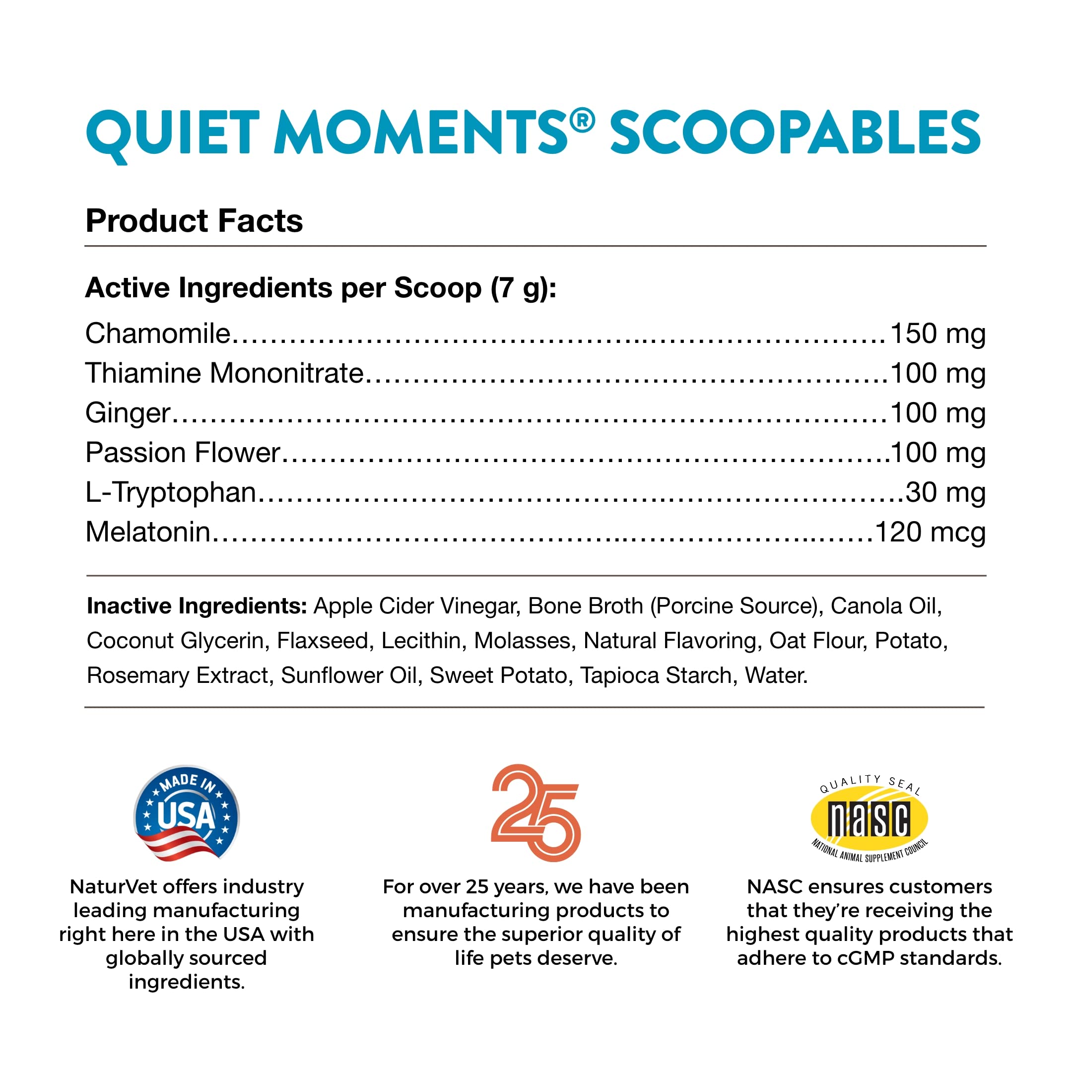 NaturVet Scoopables separation-anxiety scene indicates support during owner absence