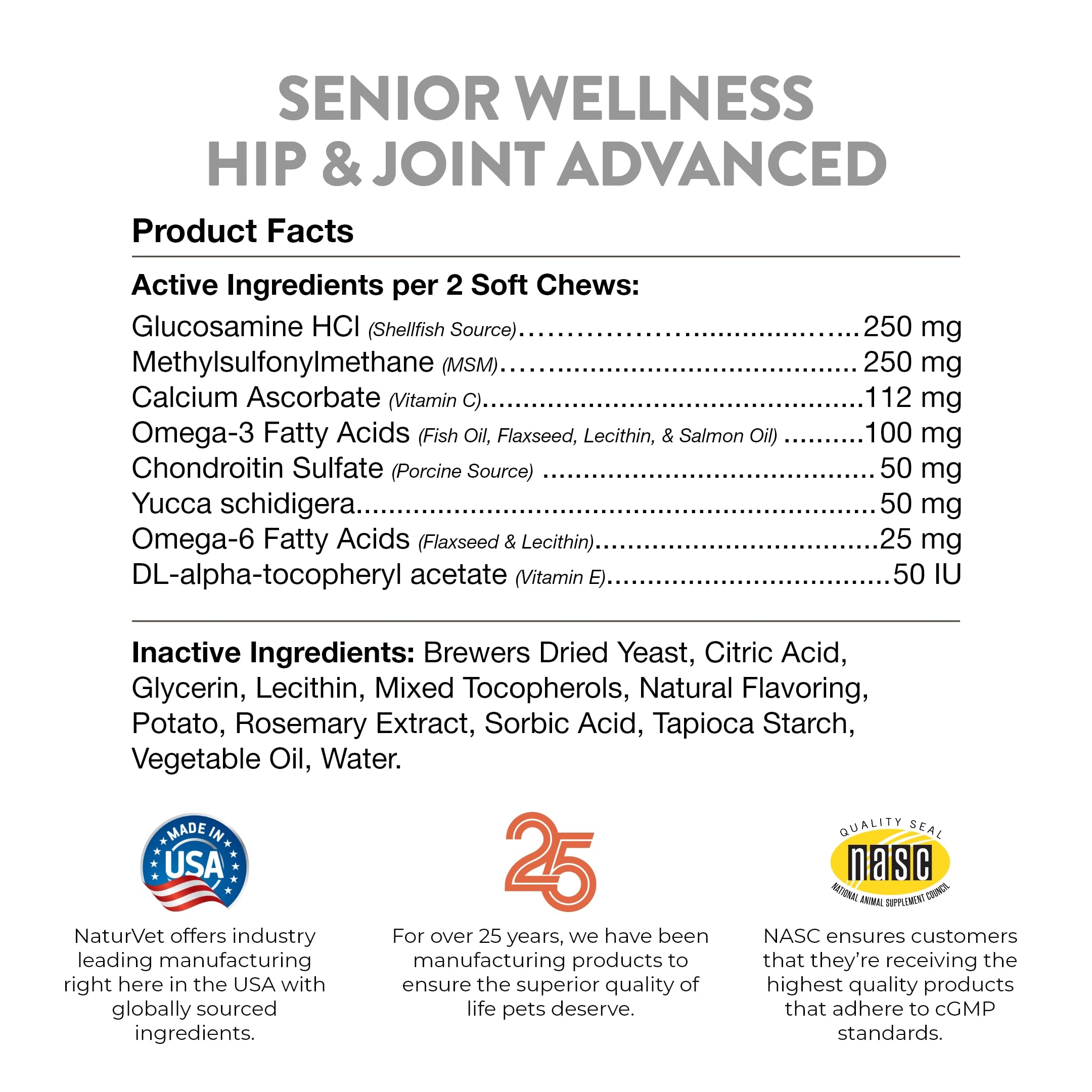 NaturVet Senior Wellness Hip & Joint Advanced Plus Omegas wellness scene promotes relaxed, active dogs.