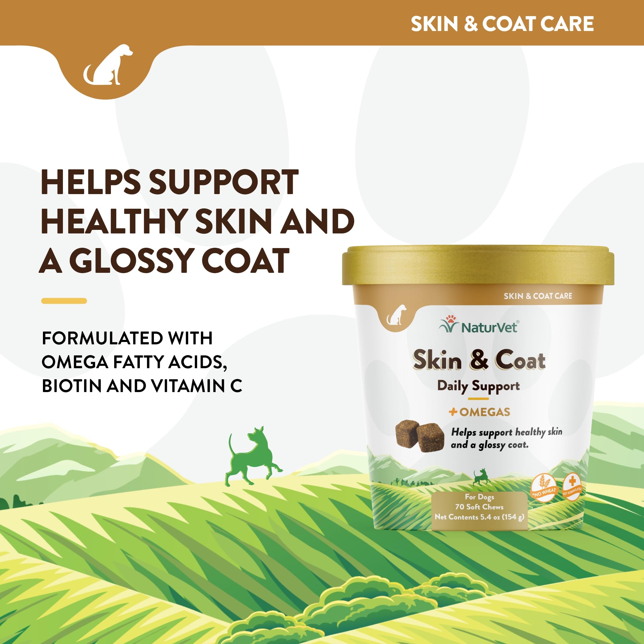 NaturVet Skin Coat Plus Breath Aid chewy texture closeup for palatability