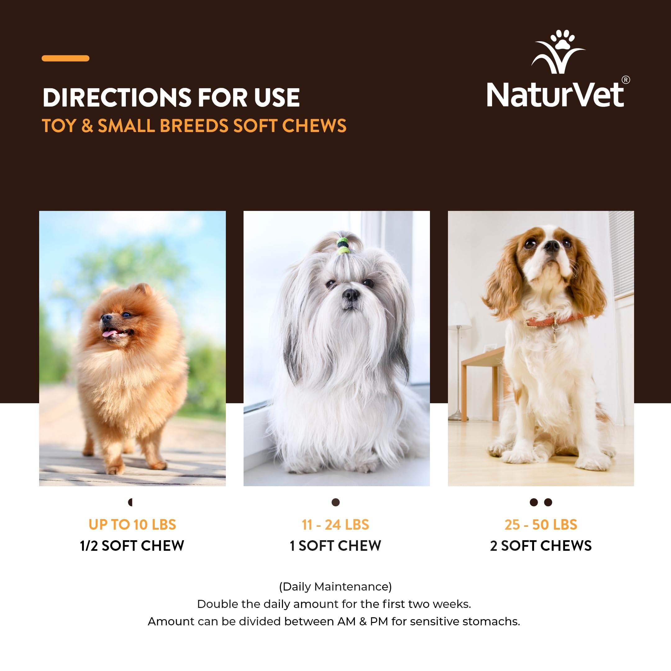 NaturVet calm blend with ashwagandha and chamomile for situational relaxation.