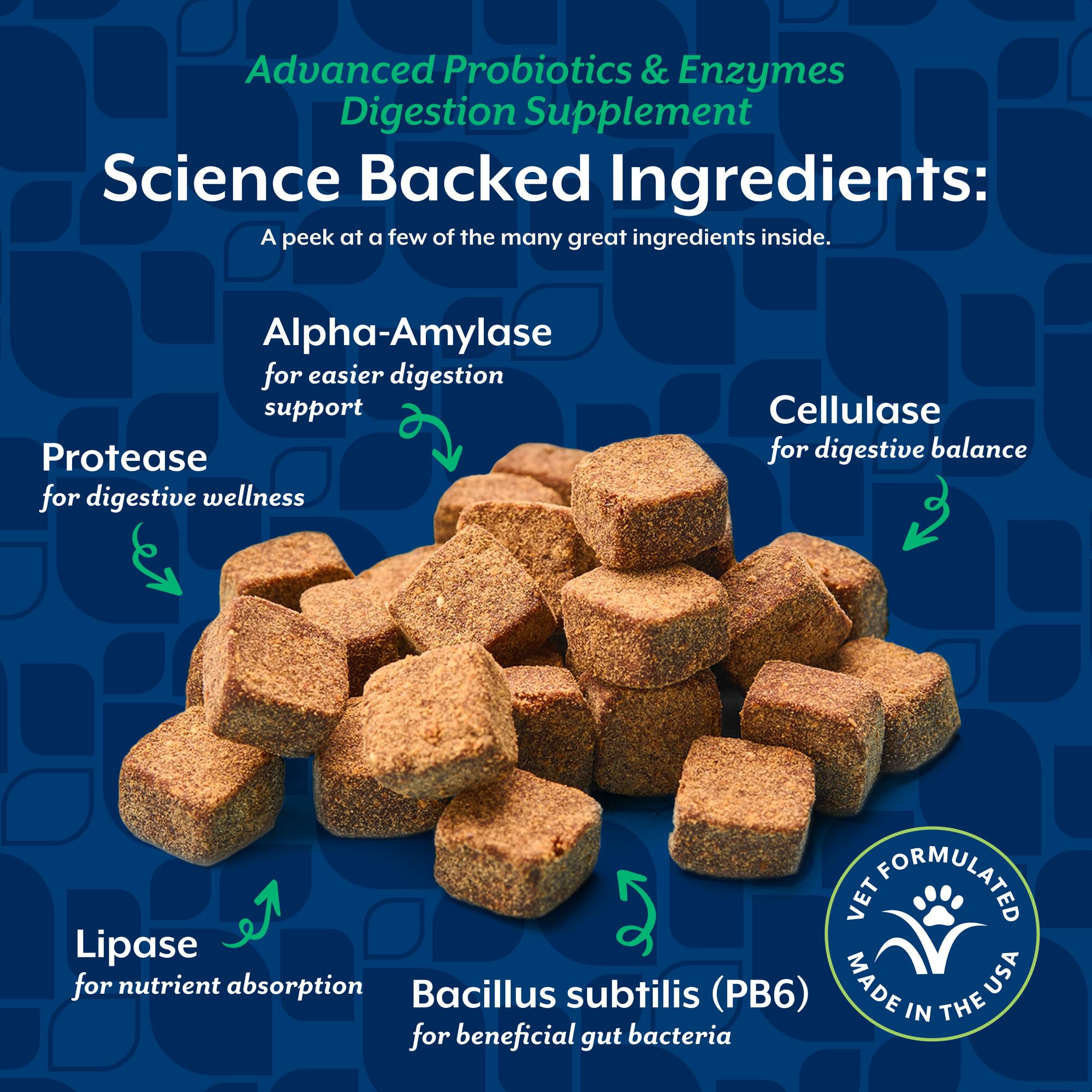 NaturVet soft chews texture shown, easy to portion and serve.
