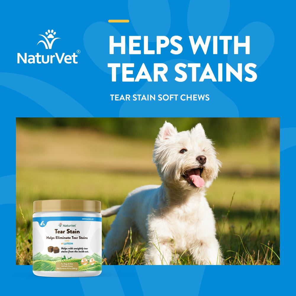 NaturVet Tear Stain Oregon grape root closeup—soothing herbal root aid.