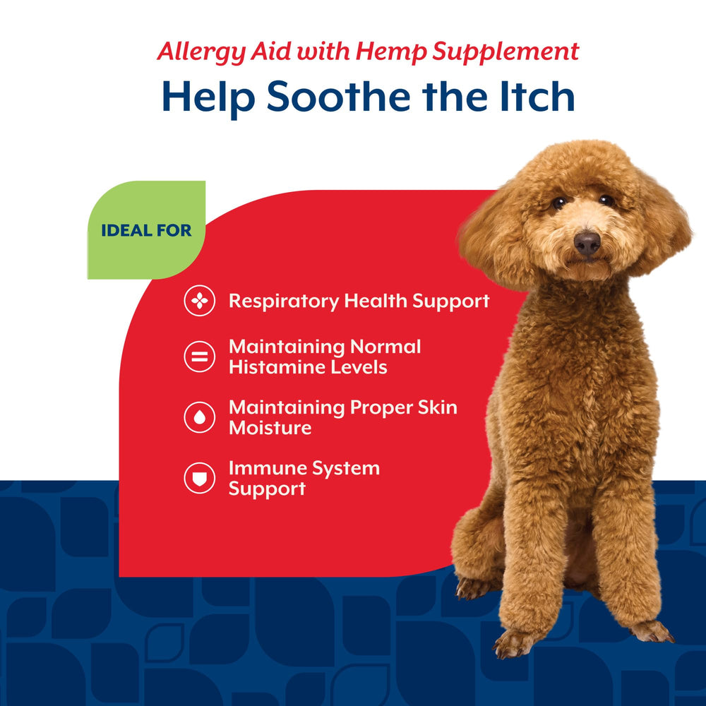 NaturVet veterinarian-formulated-immune-support image conveys vet-backed immune support potential.