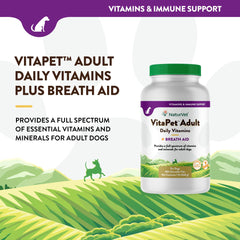 NaturVet VitaPet breath aid chews highlight parsley for fresher breath