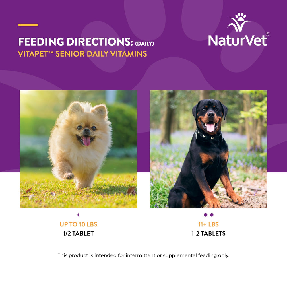 NaturVet VitaPet Senior time-release chews concept image