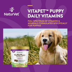 NaturVet VitaPet wheat-free formulation pack shot for sensitive tummies