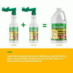 NaturVet Yard Odor Eliminator citronella scent closeup highlighting fresh outdoor aroma