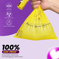 Cornstarch-based Natuural bags support eco-friendly waste management
