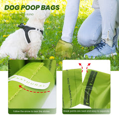 Natuural extra-thick leakproof 9x13 poop bags for reliable containment.