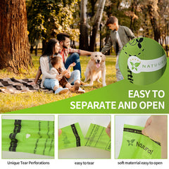 Natuural leakproof bags for dog waste during transport.