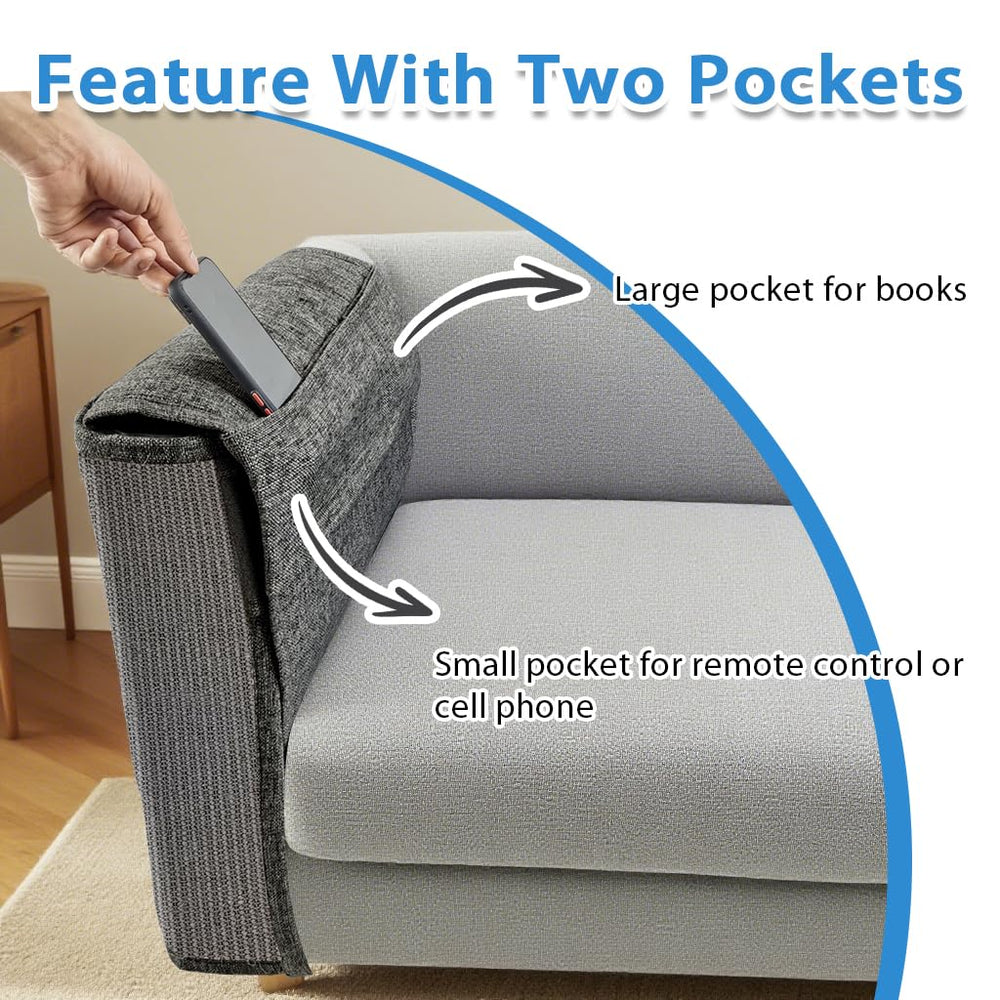 NATUYA all-gray sleek design blends with decor while preventing claw damage.