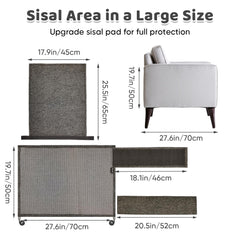 NATUYA armrest protector on sofa demonstrates easy fit for armrest protection.