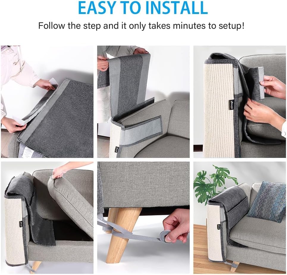 NATUYA easy-installation guide image showing quick setup for protection.