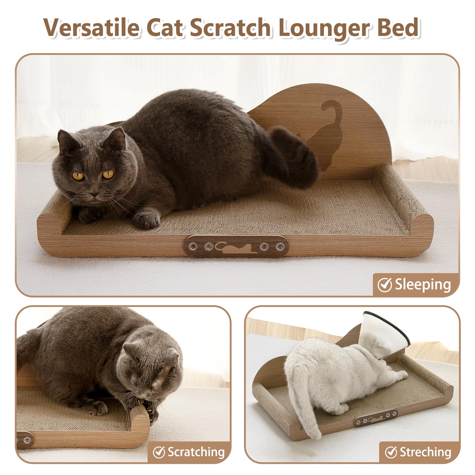 NATUYA premium high-density cardboard surface ensures lasting durability and safety.