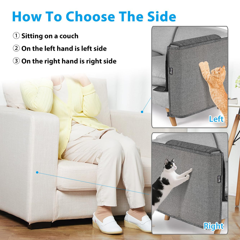 NATUYA protector with pocket storage keeps remotes organized while shielding upholstery.
