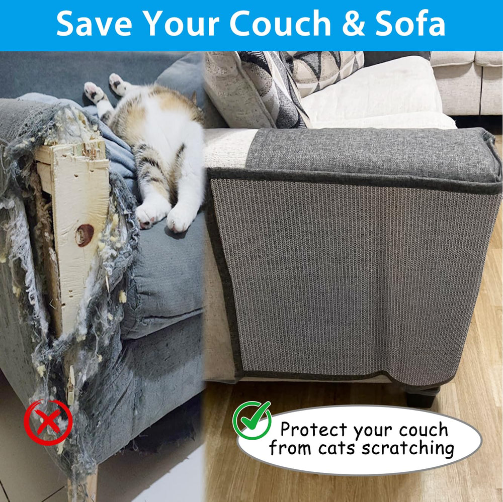 NATUYA sisal armrest protector close-up shows durable texture for long-lasting protection.