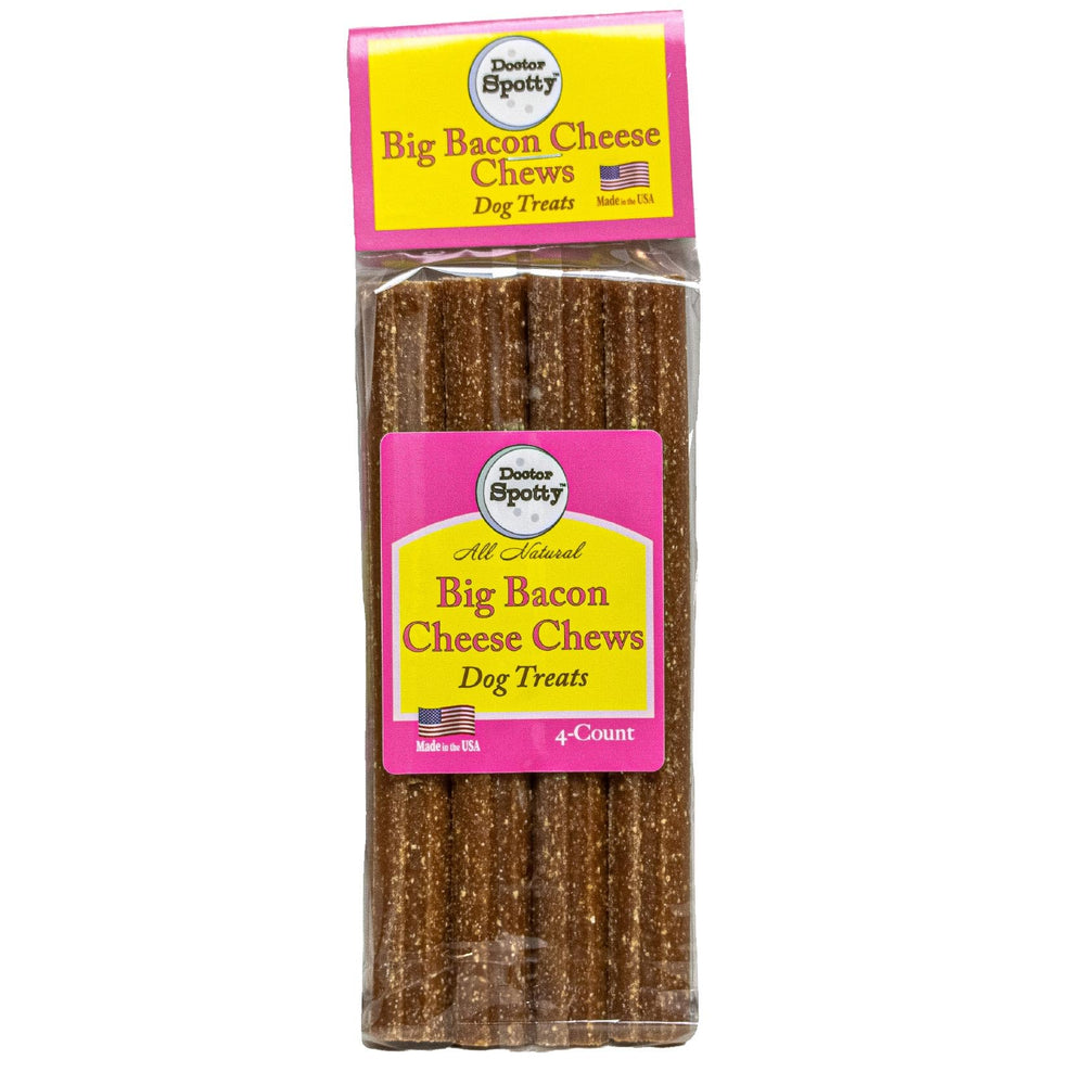 Naughty Spotty Bacon Cheese Hearts present savory treats dogs eagerly crunch.