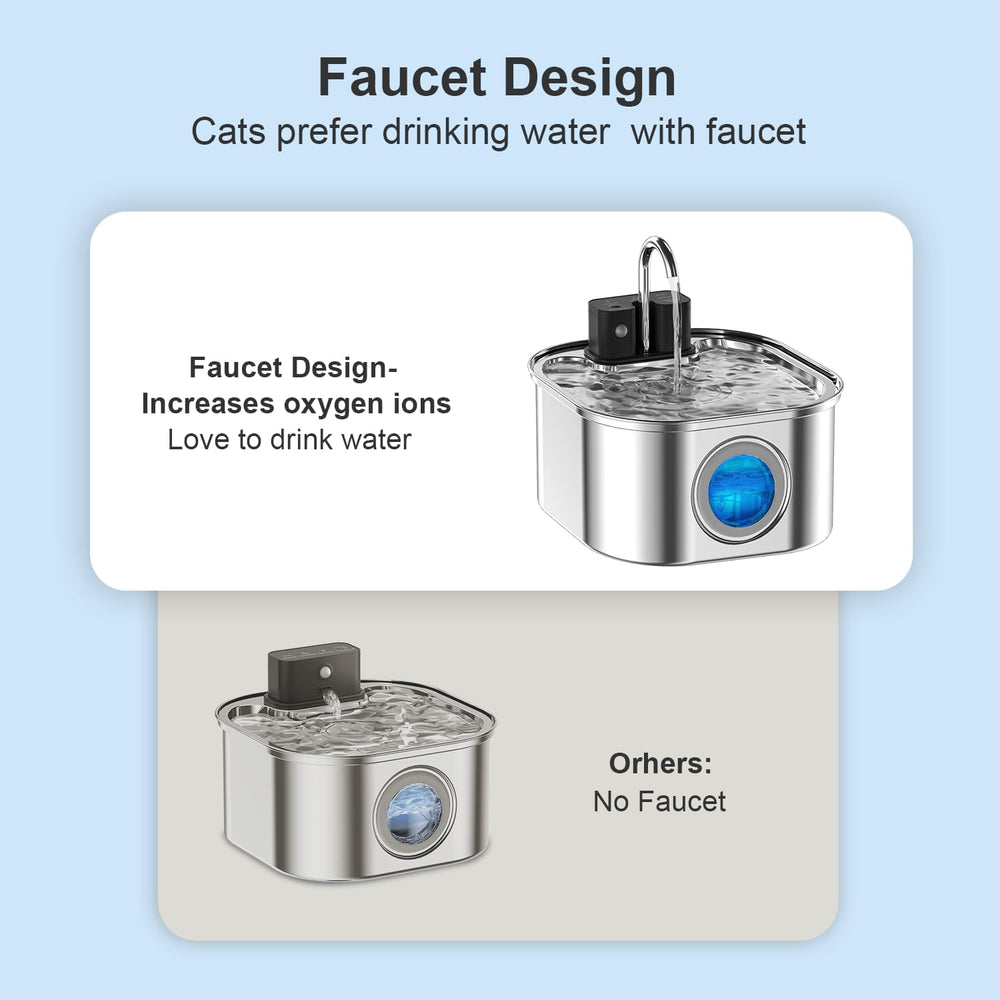 NautyPaws fountain with three modes offers flexible drinking options