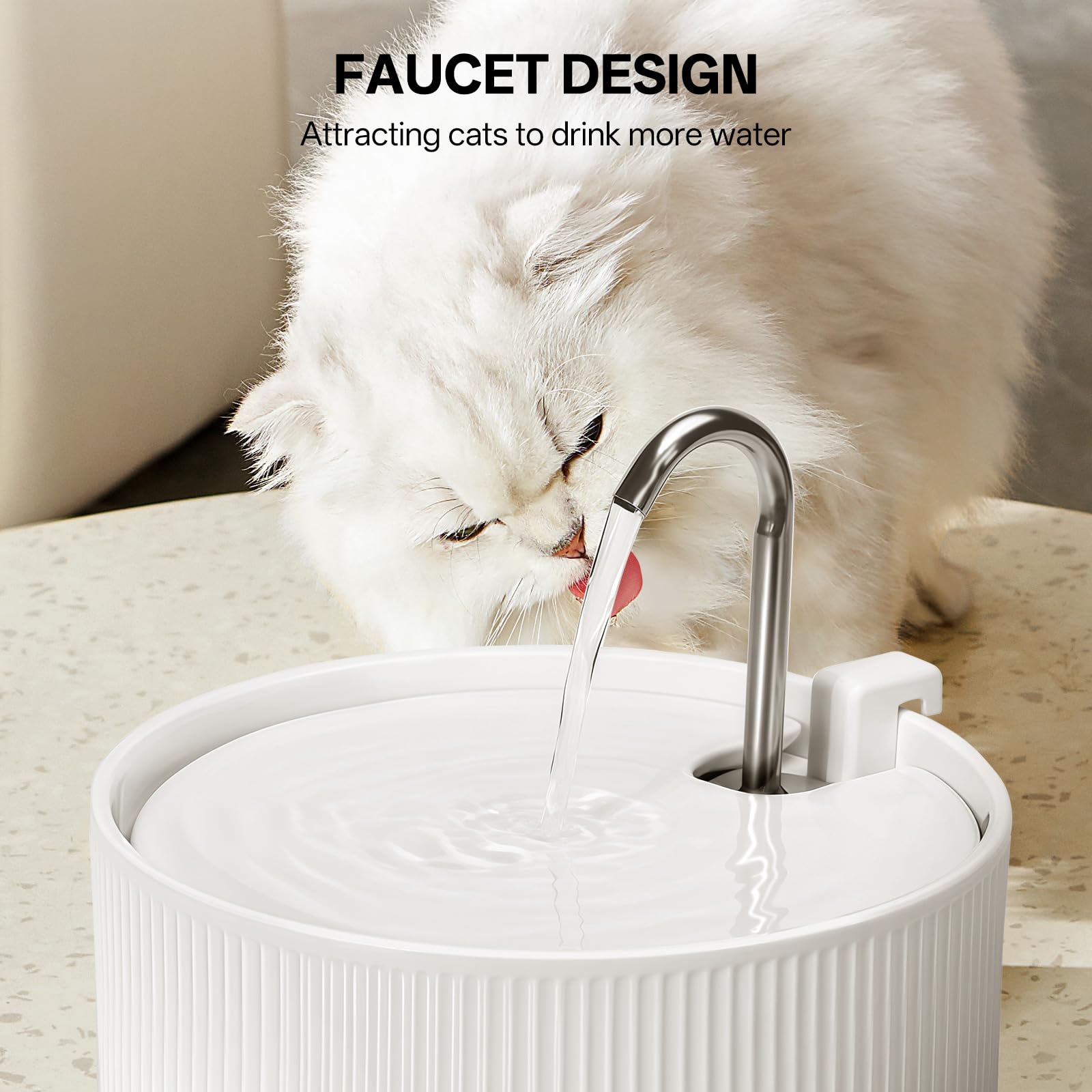 NautyPaws easy-clean surface and smooth porcelain finish for quick cleanup