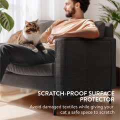 Navaris cat scratch mat natural sisal texture close-up shows durable surface