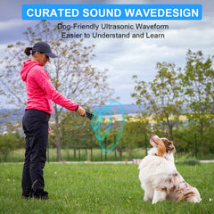 NAWTOR QZC ultrasonic-pulse 125db deters dogs in seconds.