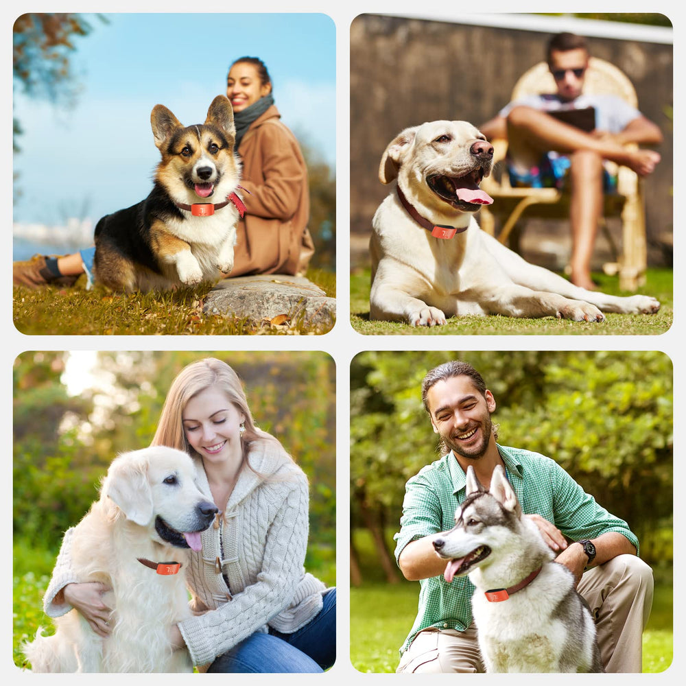 NBJU bark collar silicone sleeves protect dog skin during training