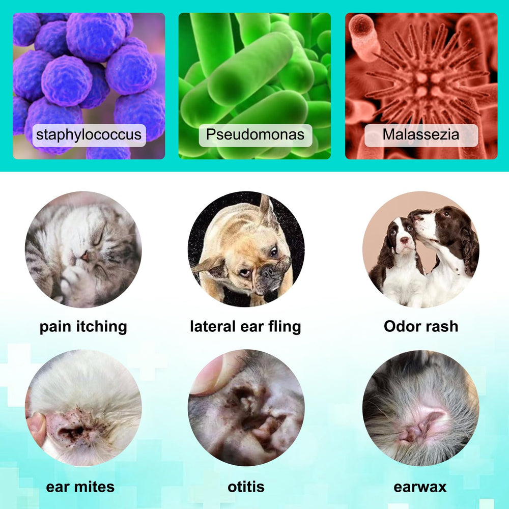 NBTREKTIE Ear Mites Clean applying drops directly into ear canal