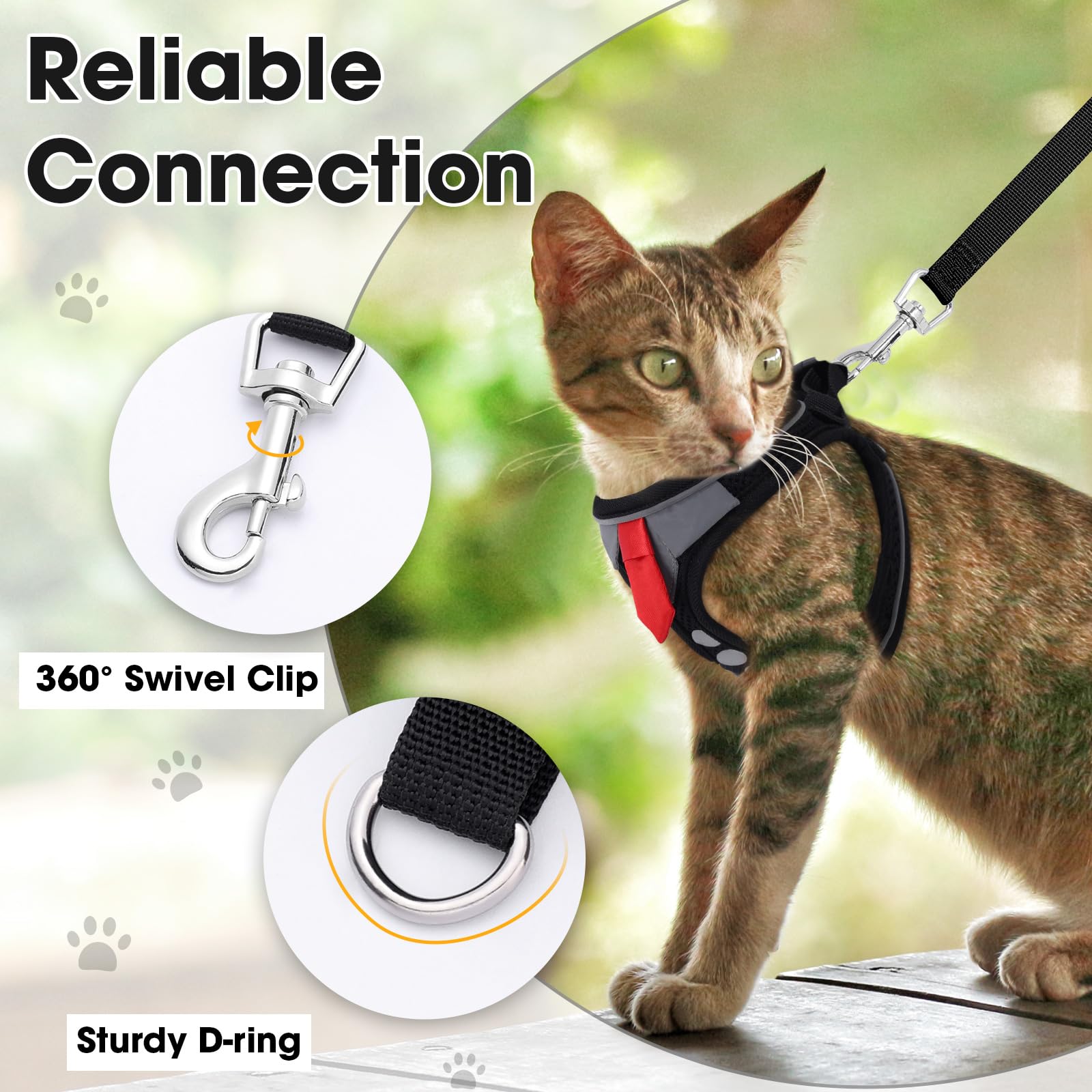 NCMAMA step-in design makes dressing quick and stress-free for cats.