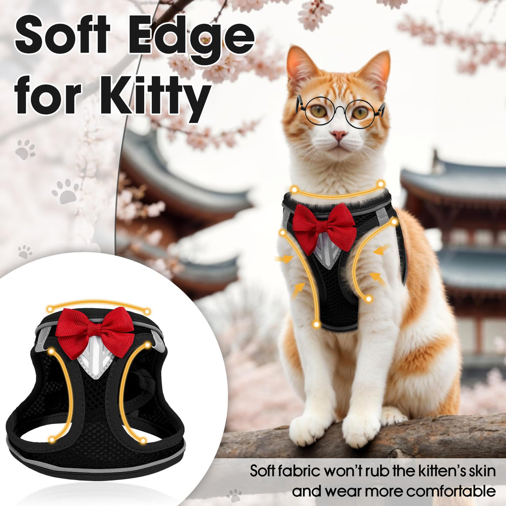 NCMAMA adjustable cat harness buckle provides quick secure fit